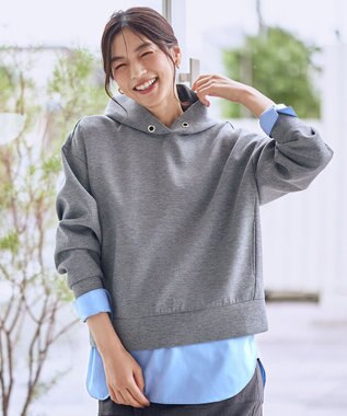 ANY L 【WEB限定】ダンボールパーカー チャコール