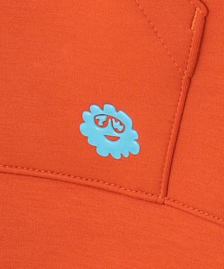 PW CIRCULUS 【WOMEN】フロントロゴ フーデッド プルオーバー オレンジ系