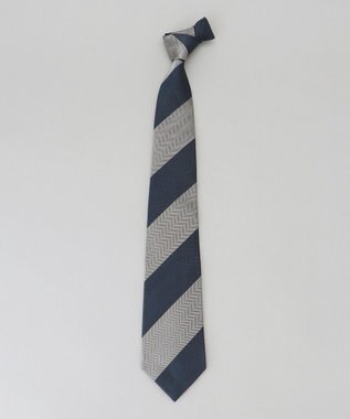 GOTAIRIKU GOTAIRIKU別注【日本製】シルク ネクタイ_ストライプ グレー系1