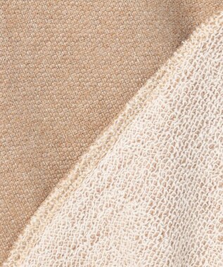 23区GOLF 【WOMEN】ラメスウェットモックネック ダブルニット 裏毛素材 ゴールド系