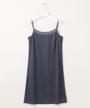 UNFILO 【撥水】ヴィンテージライク ワンピース ネイビー