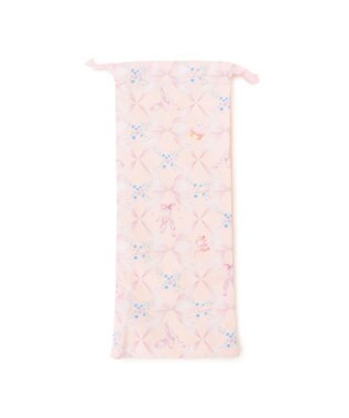 Chacott トゥリボン半メッシュ巾着S ロイヤルピンク