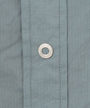 J.PRESS MEN ナイロンリップレギュラーカラー シャツブルゾン サックスブルー系