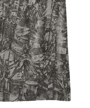 CRAFT STANDARD BOUTIQUE クラッシュベロアサイドスリットスカート Gray