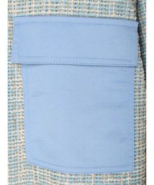 earth music&ecology ツイードジャケット Blue