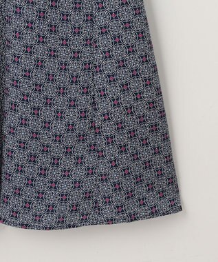 自由区 【洗える・XSサイズあり】アラベスクプリント  ワンピース ブーケンビリア