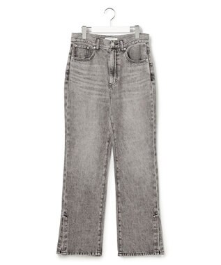23区 S 【SLOW/一部店舗限定】スリット ストレート デニム グレー系