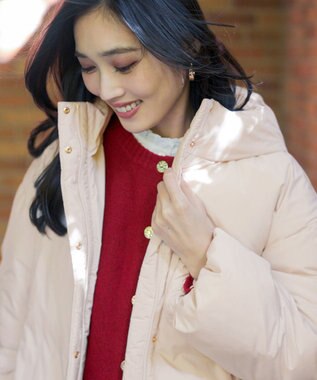 ANY SIS S ボリュームリッチダウン ジャケット アイボリー