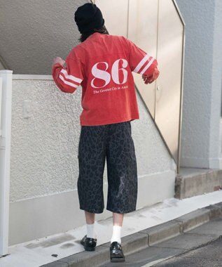 WEGO 【ユニセックス着用ITEM】ナンバリングT（長袖） レッド