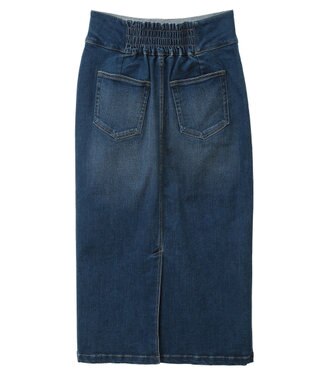 YECCA VECCA ハイウエストデニムスカート Indigo