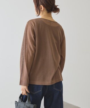 AMERICAN HOLIC シアーニットプルオーバー Brown