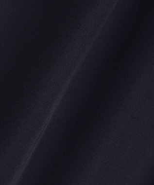 UNFILO 【ウエストゴム/セレモニー】ドライダブルクロス タックテーパードパンツ ネイビー