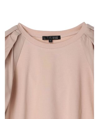 Green Parks ・ＳＵＧＡＲ　ＳＰＯＯＮ　バルーンスリーブＴシャツ Pink Beige