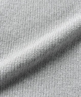 WHITE MAILS 【UNISEX】WASHI&MOHAIR RIB KNIT OVERSIZED カーディガン ライトグレー