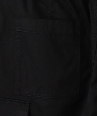 WEGO 【ウエストゴム】イージーワイドカーゴパンツ ブラック