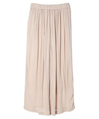 earth music&ecology レーヨンクレープイージーパンツ Beige