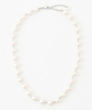 自由区 【カタログ掲載・セレモニー・新色追加】パールバー ネックレス