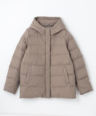 ANY 【洗える】スムースタッチ ショート丈ダウンコート ブラウン系