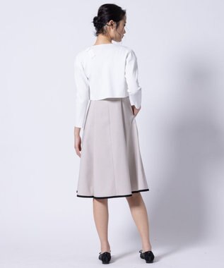 TOCCA 【接触冷感・吸水速乾・洗える】RIBBON'S CROSSROAD ドレス ベージュ系