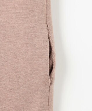 J.PRESS LADIES L 【洗える】CLOTH COMBI KNIT ワンピース ベージュ×アイボリー系