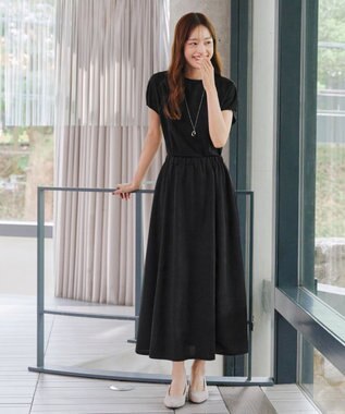 Tiaclasse 【選べる】フレア＆タイトカノコスカート フレア：ブラック