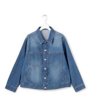 ICB 【先行予約】 ライトストレッチデニム ジャケット ブルーデニム