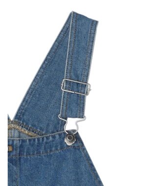 Green Parks デニムサロペットスカート Light Indigo