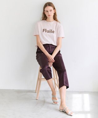 BEIGE， STELLERITE / コットンロゴTシャツ Nude