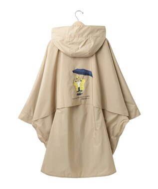 MOONBAT POLO RALPH LAUREN レインポンチョ レインベア 50デニール生地／着丈98cm 収納袋付き ベージュ