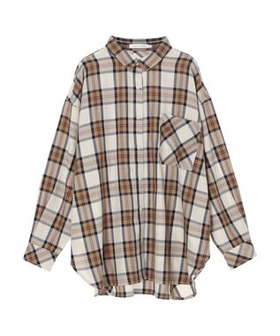 AMERICAN HOLIC イージーケアチェックシャツ Check Ivory