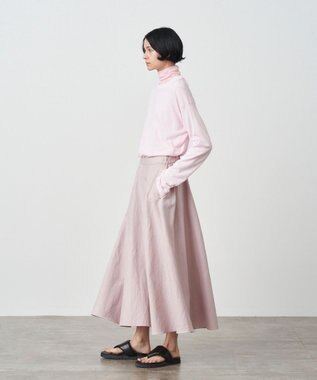 ATON LIGHT HEMP | イージーフレアスカート PINK