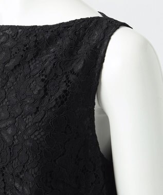 23区 【R(アール)】フラワーコードレース ワンピース ブラック系