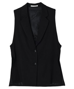 Green Parks ・ＥＬＥＮＣＡＲＥ　ＤＵＥ　バックスリットテーラーベスト Black