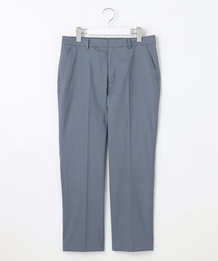 J.PRESS LADIES L 【WEB限定カラーあり・セットアップ対応・洗える・撥水・防汚】コットンFITTYシャーク テーパード パンツ ダルブルー系