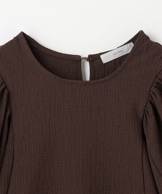 ANY ボリュームショルダーふくれプルオーバー ブラウン