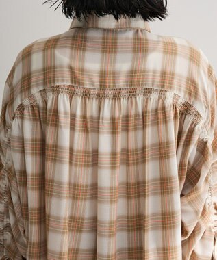 Green Parks 【しゃれシャツ】イージーケアシャーリングシャツ Beige