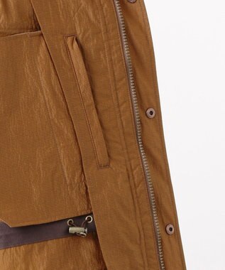 JOSEPH ABBOUD MOUNTAIN リップルサッカー ブルゾン キャメル系