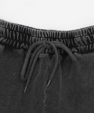 WEGO 【ウエストゴム】スウェットショートパンツ スミクロ