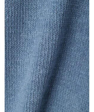 CRAFT STANDARD BOUTIQUE 洗えるコードモールクルーネックカーデイガン Blue