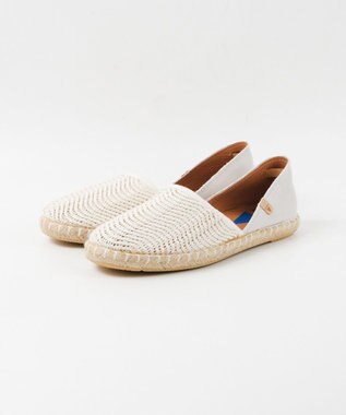 BONTRE 【VERBENAS/ベルベナス】ラフィア編みエスパドリーユ/CARMEN-LA-OS ホワイト