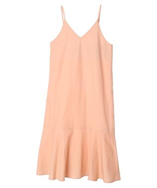 earth music&ecology Ｖネック裾切替キャミワンピース Salmon Pink
