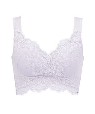  【BRADELIS Me / ノンワイヤー・バストアップ】レーシィオールインワンブラ 日中も就寝時も快適に補正するブラ