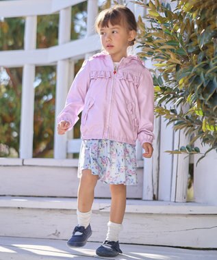 ANY KIDS 【チェリーベリーシリーズ】シャカシャカ リバーシ ブルゾン ラベンダー