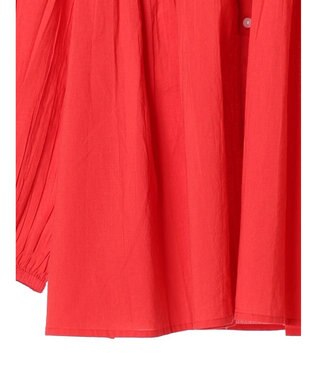 CRAFT STANDARD BOUTIQUE インド綿ピンタックブラウス Red