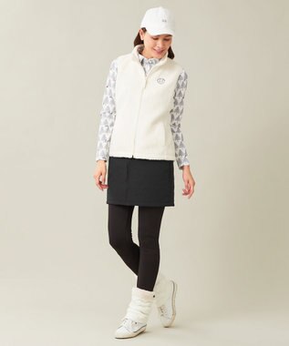 23区GOLF 【WOMEN】イヤーウォーム キャップ ホワイト系