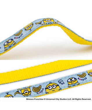 PET PARADISE ミニオン チャーム付リード ＳＳ～Ｓ ブルー