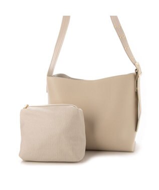 LA BAGAGERIE 【MONICA】ベルトデザインA4トート アイボリー