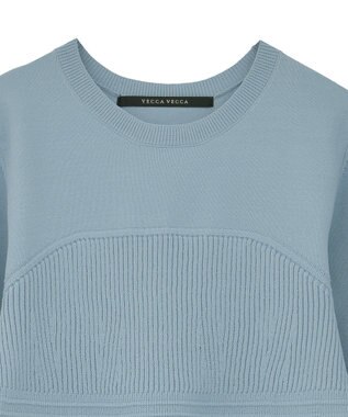 YECCA VECCA ビスチェデザインニット Black