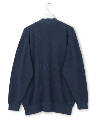 J.PRESS YORK STREET 【UNISEX】デニムルックカーディガン サックスブルー系