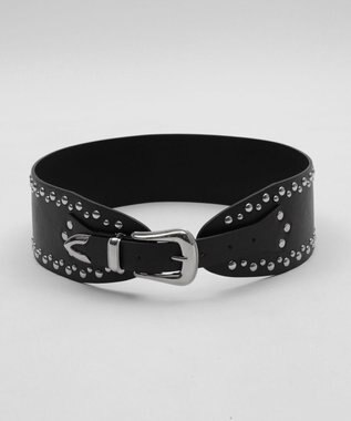 WEGO Lスタッズサッシュベルト ブラック